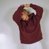 Back Logo Hoodie (burgunder)