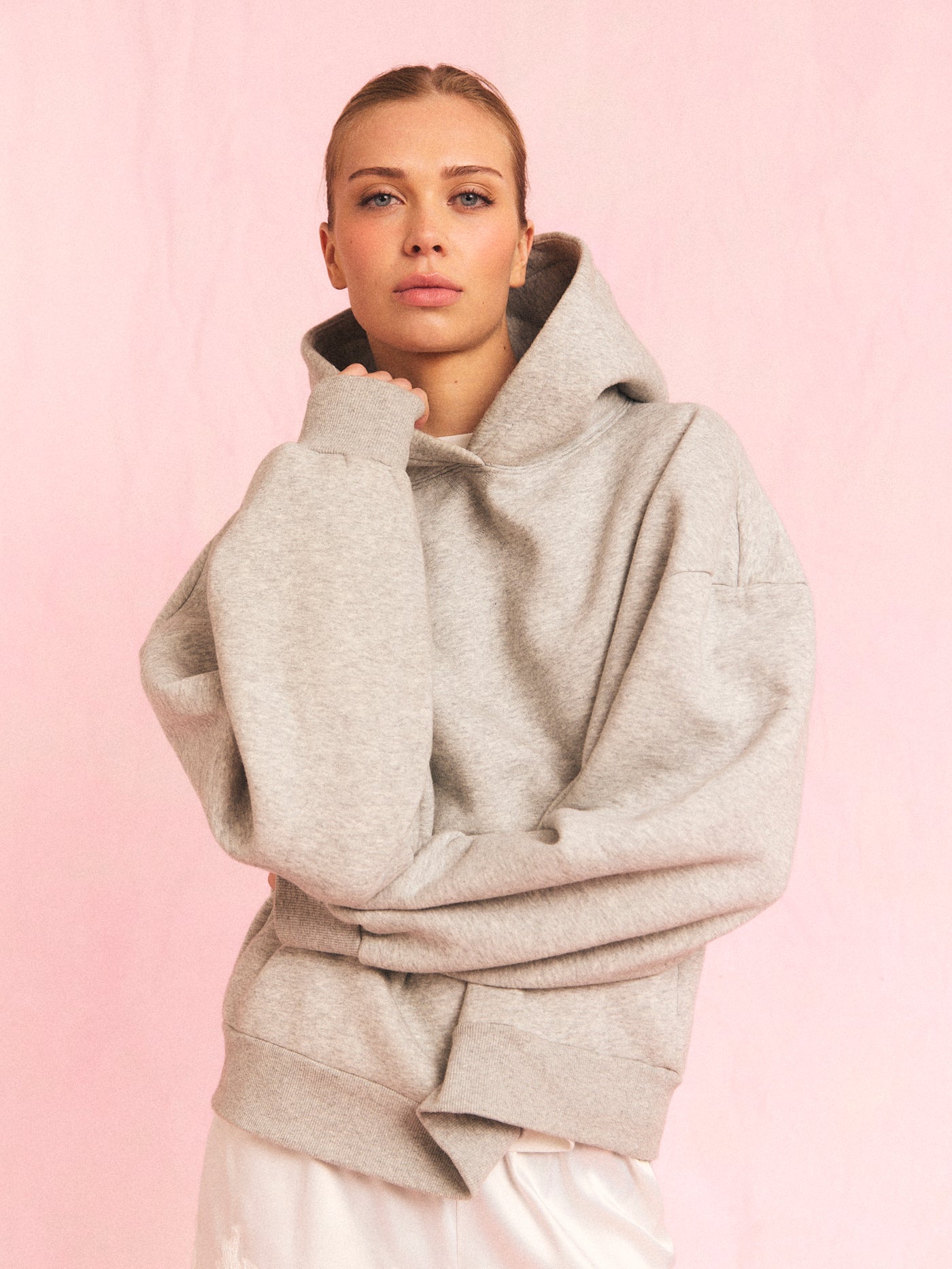 Back Logo Hoodie (grå)