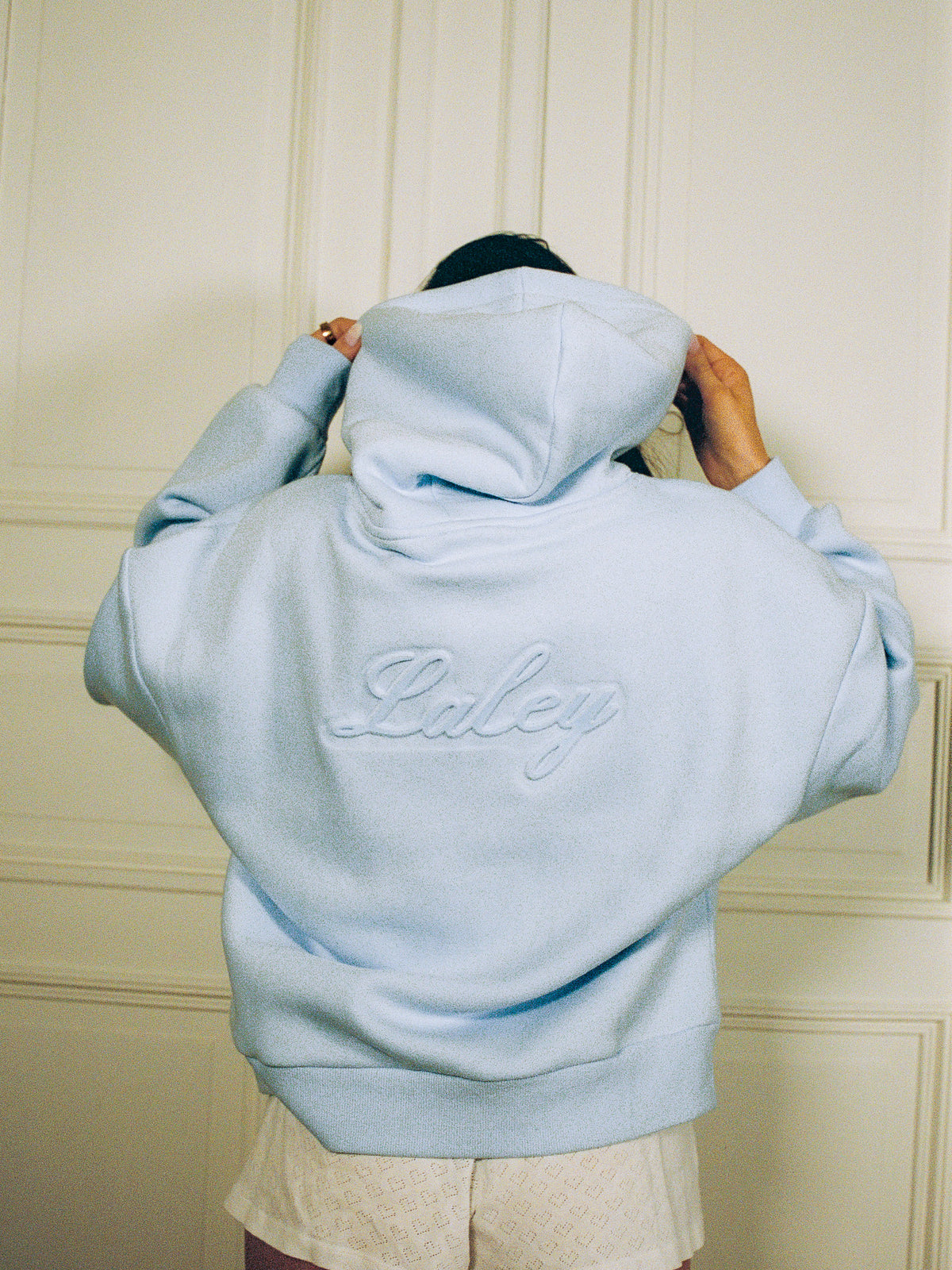 Back Logo Hoodie (himmelblå), bilde 5