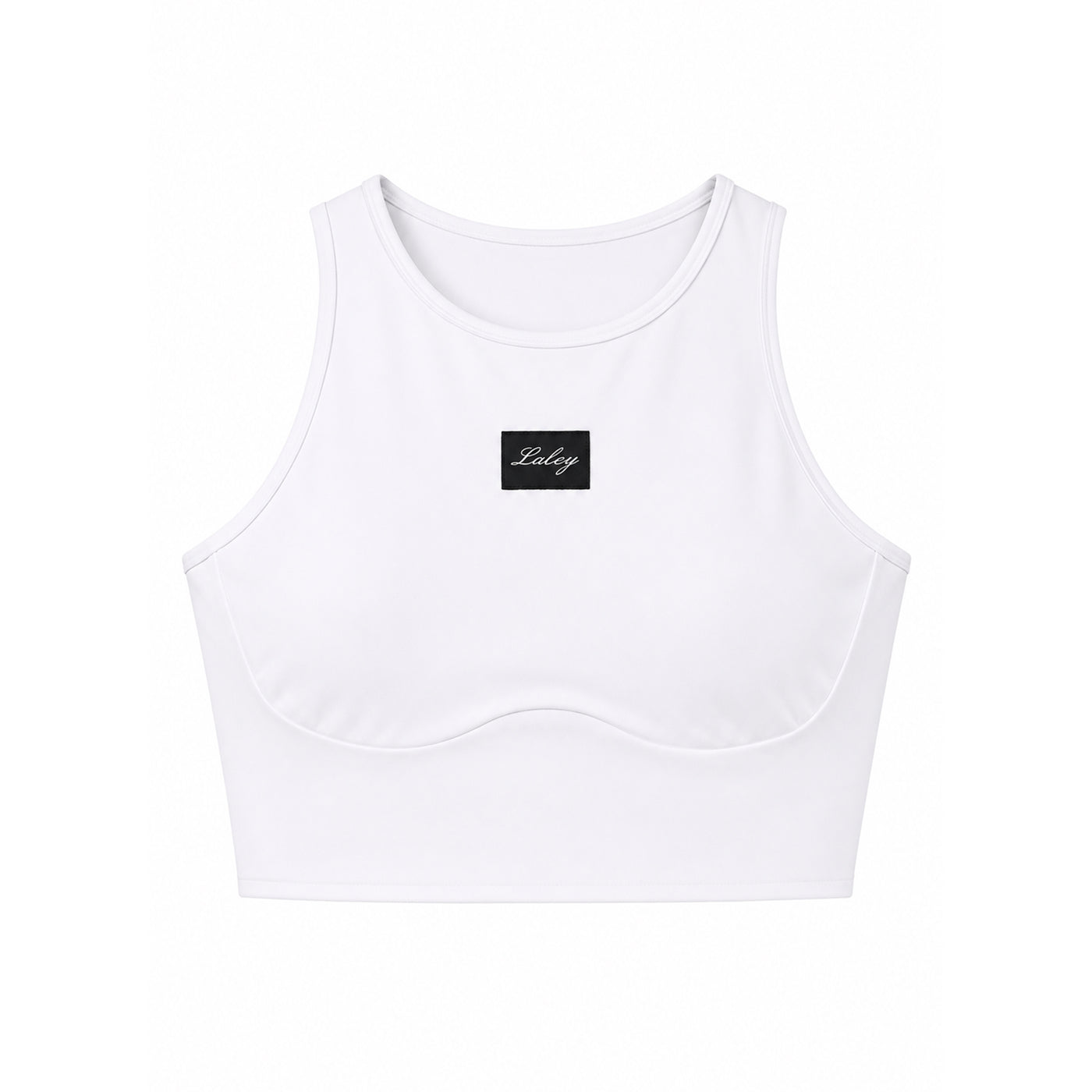Cut Out Yoga Top - White, produktbilde