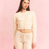 Knit Loungewear Set Off-White