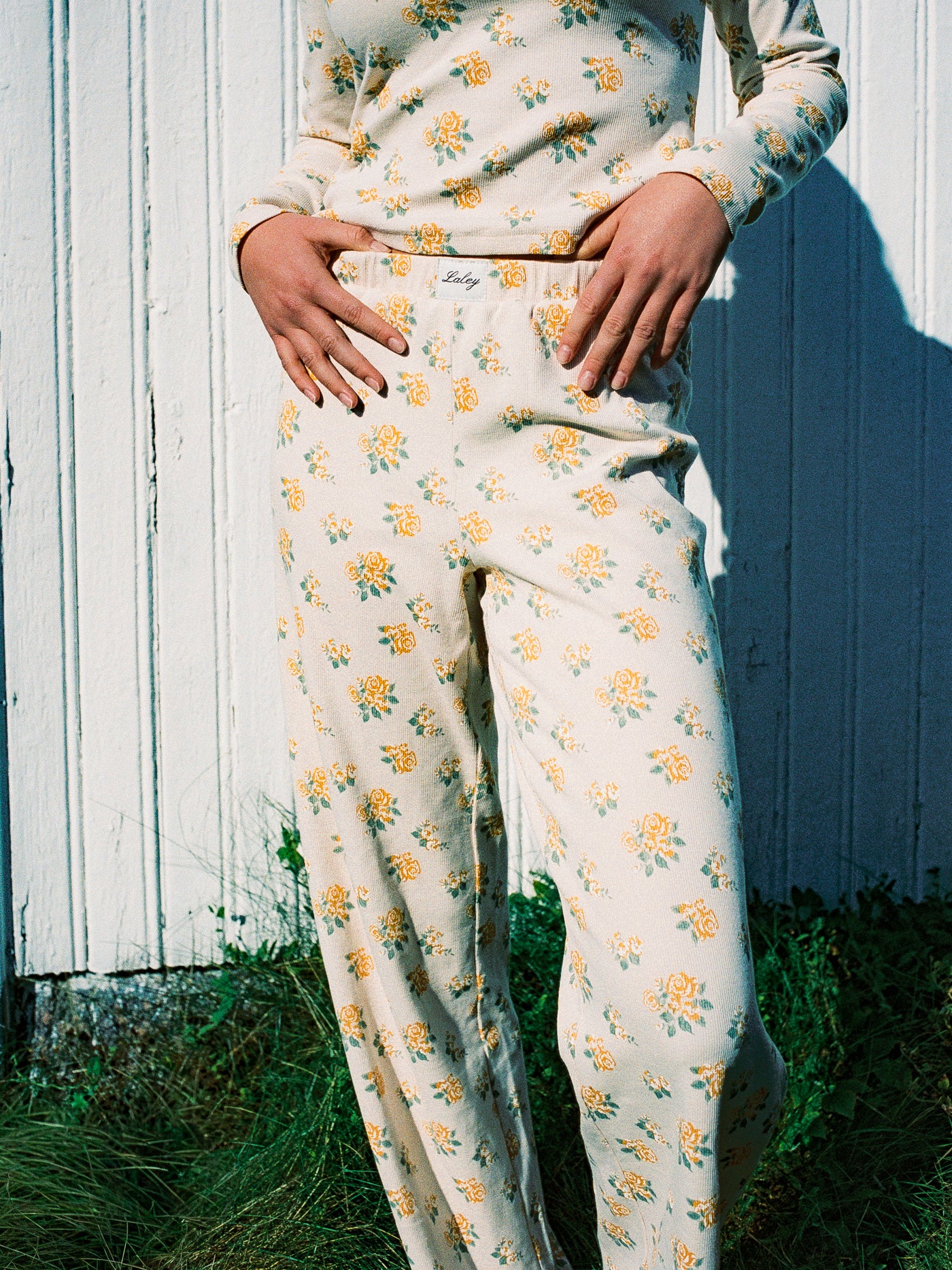 Flower Print Pants