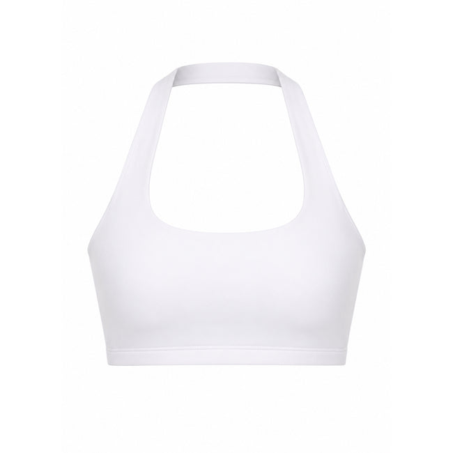 Workout Halterneck Top Hvit