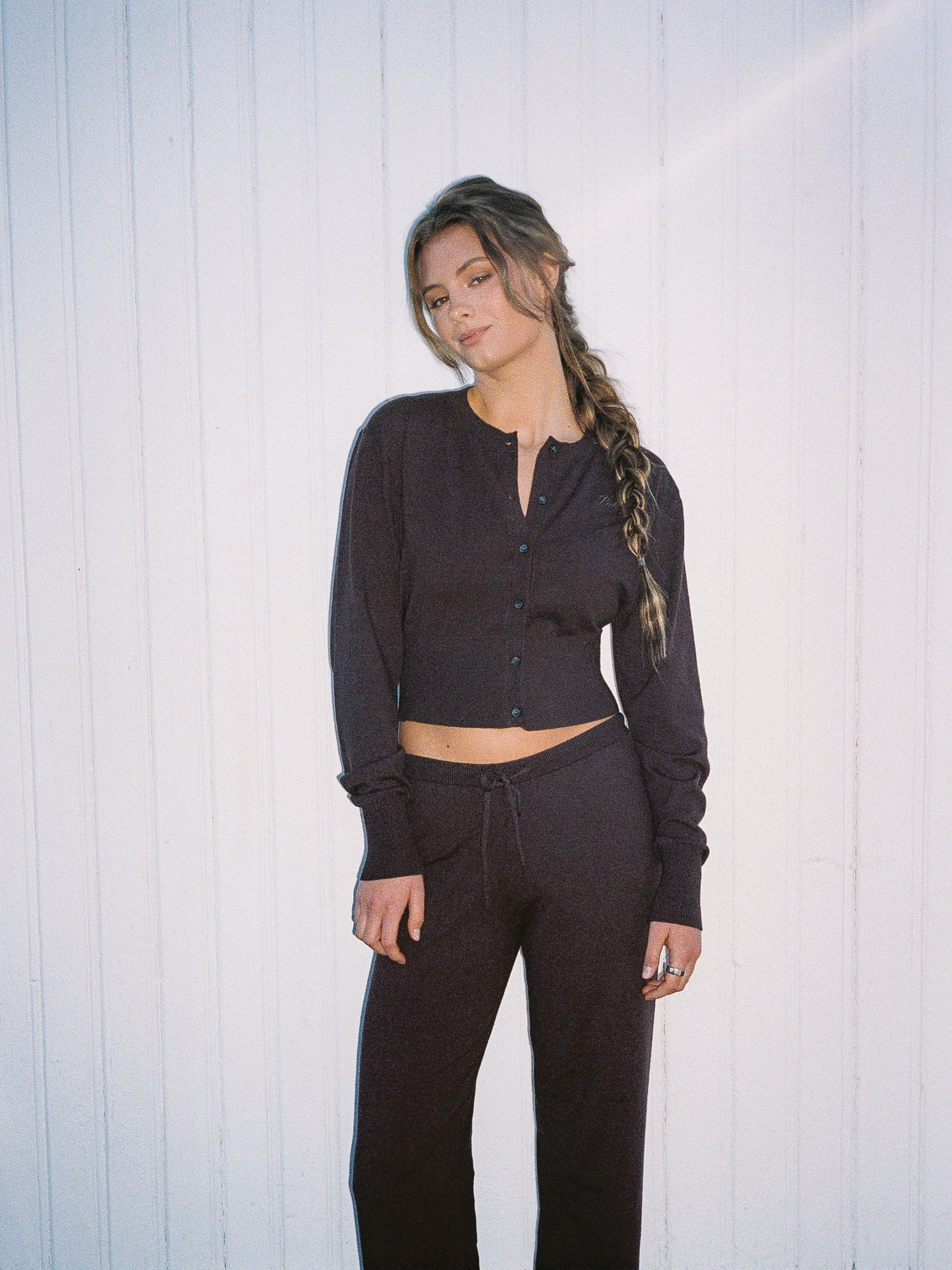 Knit Loungewear Set Espresso