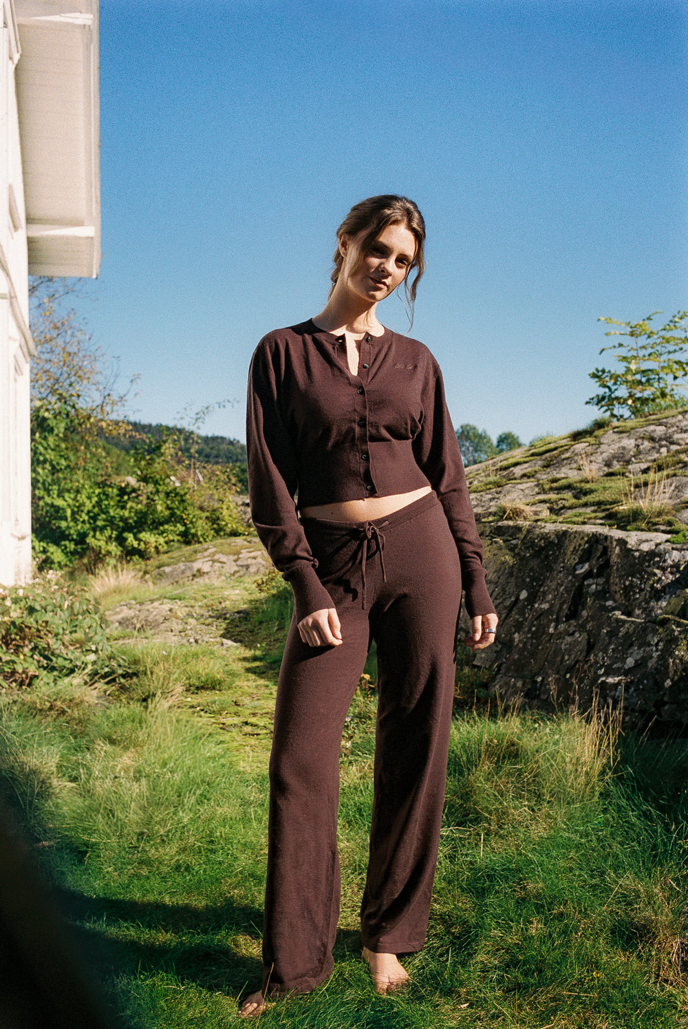 Knit Loungewear Set Espresso