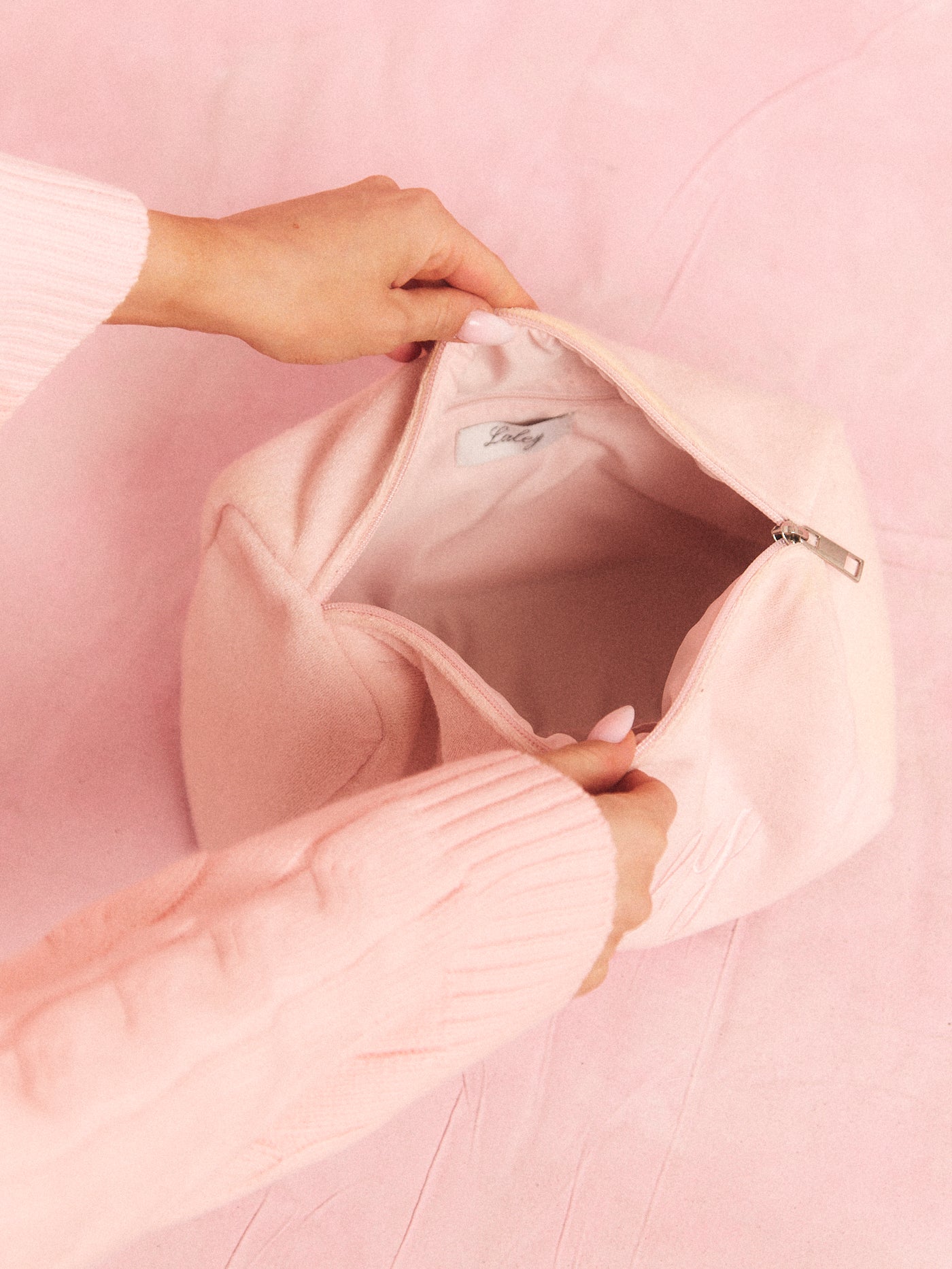Terry toalettmappe rosa