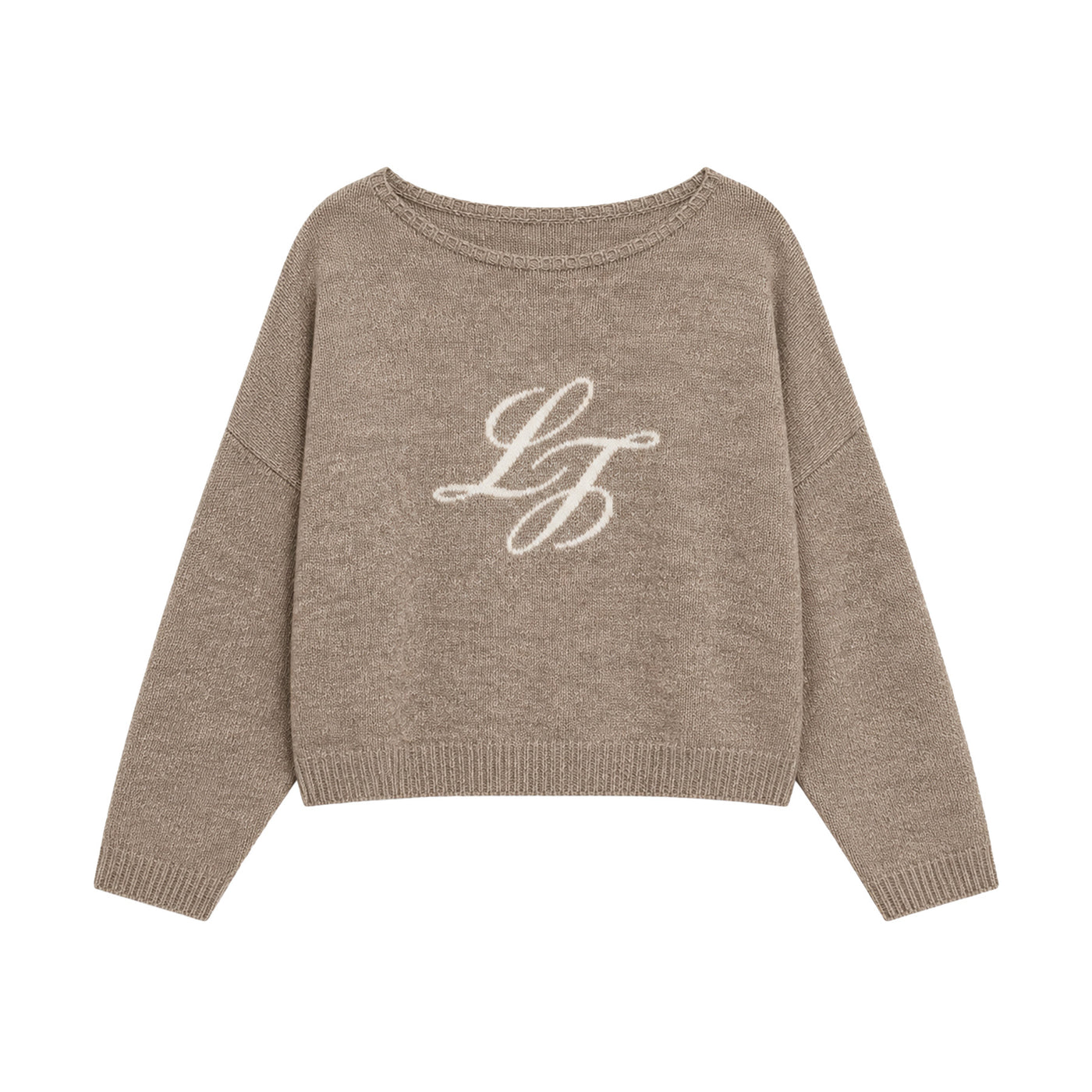 Monogram strikkegenser