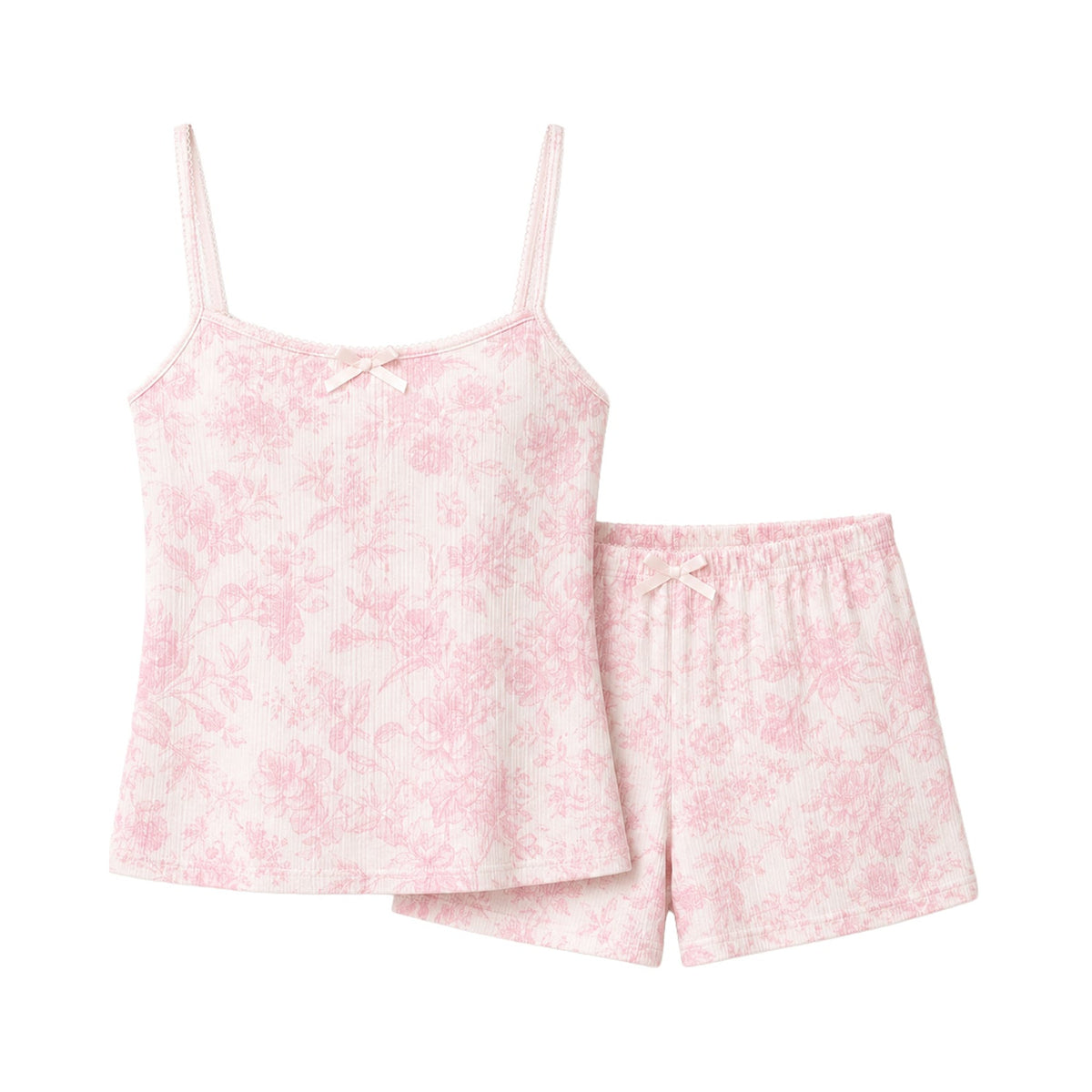 Sukkertøy pysjsett rosa, produktbilde