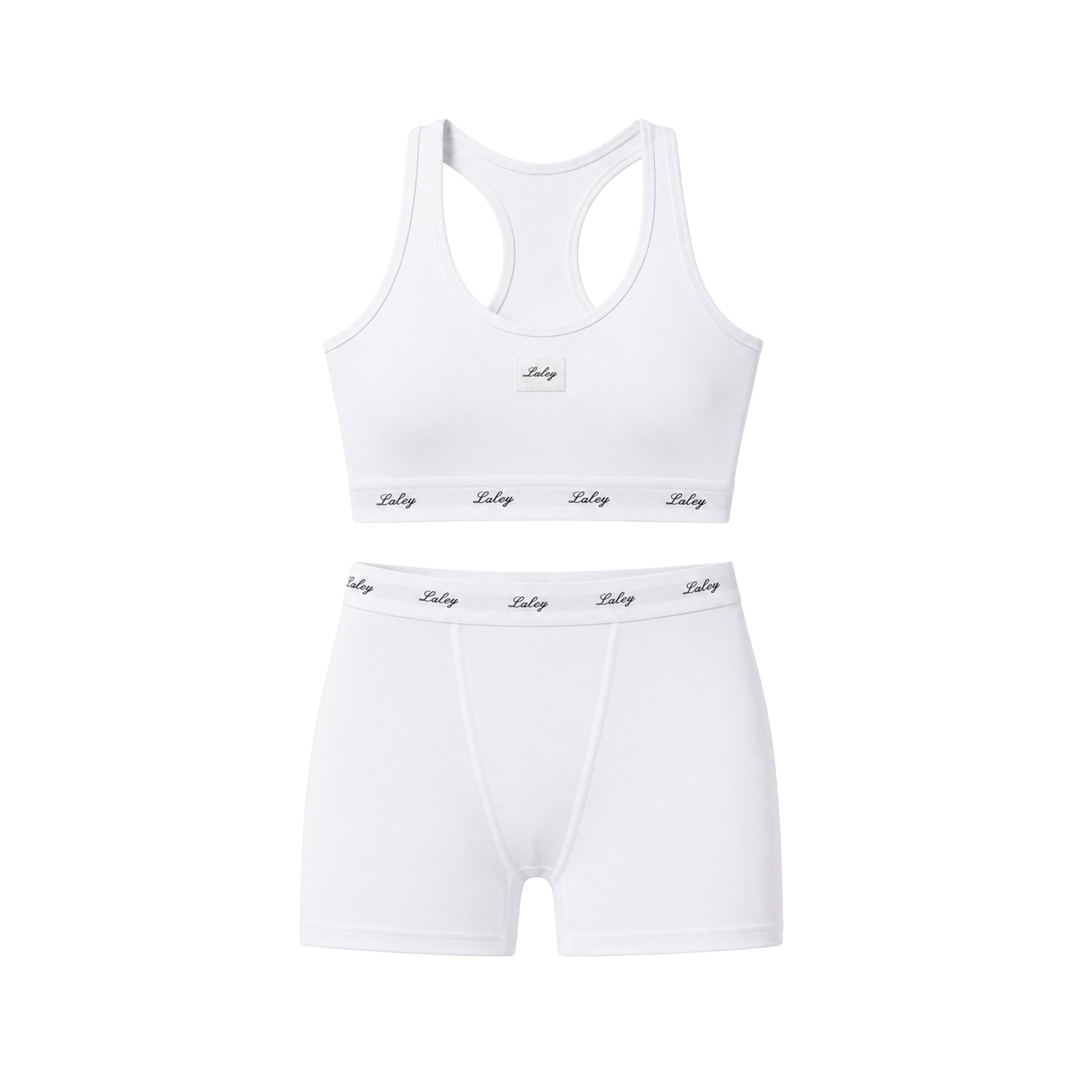 90's underwear set white