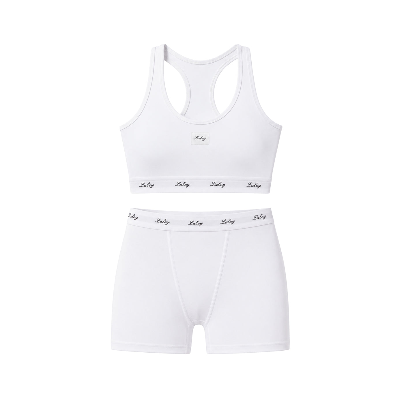 90's underwear set white